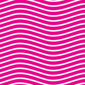 Wavy white lines on pink background