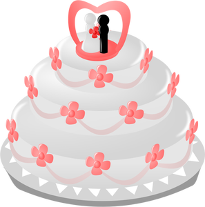 Svatební dort obrázek