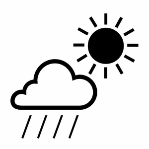 Vektor-Symbol für Wetter