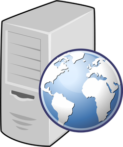 Web server vector icon