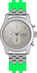 クロノメーター ベクトル イメージと腕時計