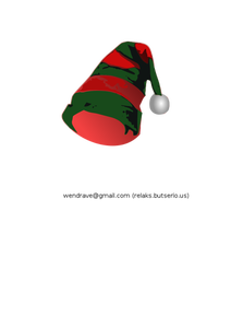 Immagine vettoriale di cappello elfo