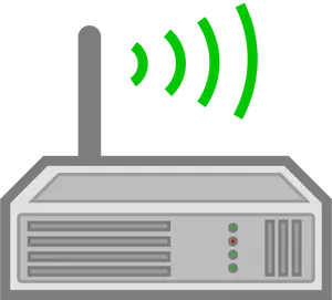 Wireless router icon vector illustration