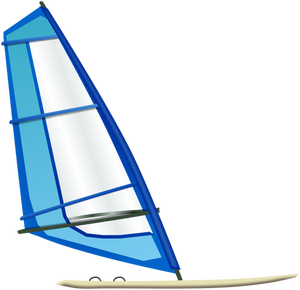 Windsurfen-Boot-Vektor-Bild