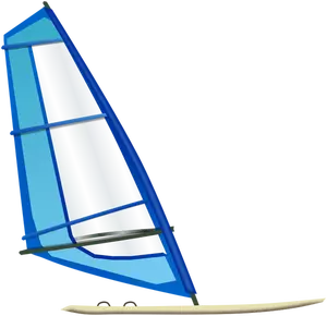 Vindsurfing båt vektor image