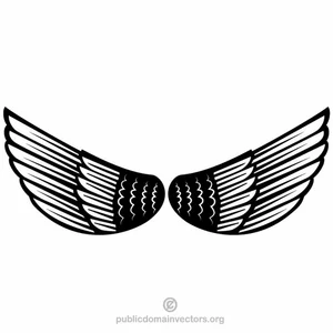 Wings feathers