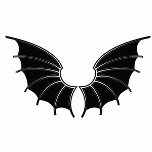 Wings silhouette Clip Art grafikk