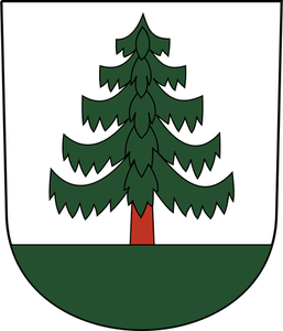 Vector de la imagen del escudo de la ciudad de Bauma