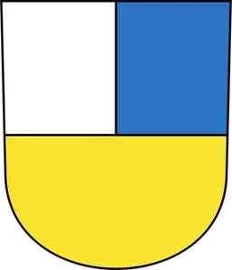 Vector drawing of coat of arms of Hinwill