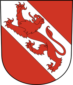 Vector illustration of coat of arms of Pfäffikon District