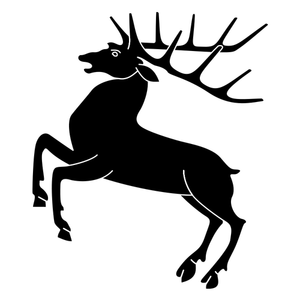 Hirzel coat of arms no frame vector graphics