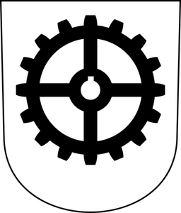 Industriequartier coat of arms vector image