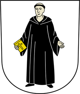 Mönchaltorf escudo con imagen de vector de marco