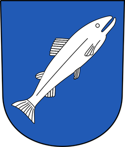 Rheinau coat of arms vector illustration