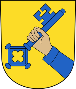Wallisellen coat of arms vector illustration