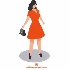 Woman with a purse
