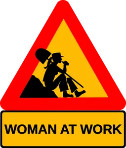 Wanita bekerja vektor gambar