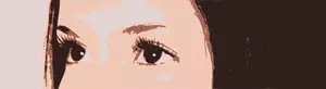 Augen des Mädchens Vektor-Bild