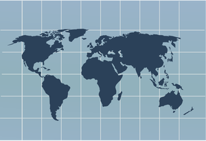 フリー クリップ アート世界地図ベクトル パブリックドメインのベクトル