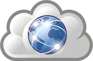 World Wide Web icon vector tecken