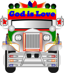 Philippine Jeepney vehicle vector graphics
