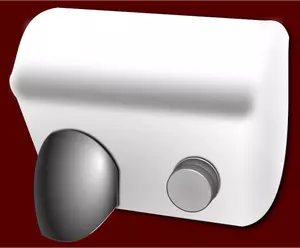 Clipart vetorial de secador de mão manual eletrônico