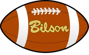 Bilson rugby ball vektor image