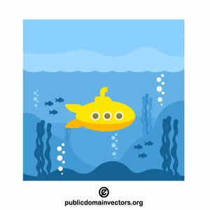 Żółta łódź podwodna