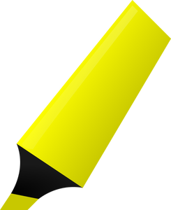 Immagine di vettore di evidenziatore giallo