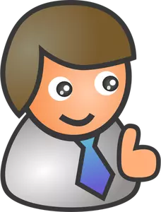 Businessman icon avatar vector image
