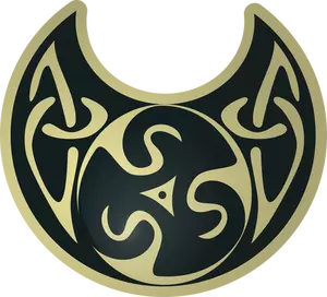 Keltský náhrdelník vektorové ilustrace