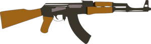 Imagine vectorială de Kalashnikov