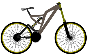 Mountain bike vectorafbeeldingen