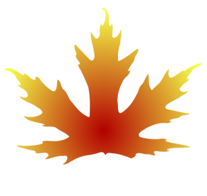 Maple leaf vector clipart