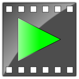 Linux AVI archivo icono vector de la imagen