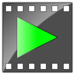 Linux AVI archivo icono vector de la imagen