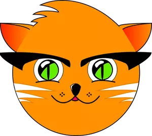 Cute cat vector graphics