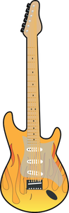 Image vectorielle de guitare basse