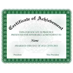 Certificado de realização