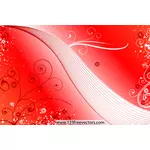Red background with swoosh