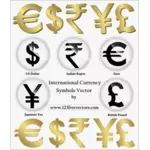 Symboles monétaires internationaux