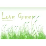 Liebe grün