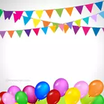 Happy Birthday Party bakgrund
