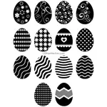 Black and White Easter Eggs
