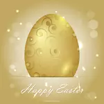 Huevos de Pascua oro