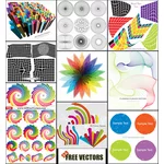 Colorful design elements collection