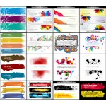 Collection of banners in vector format