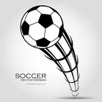 Soccer Ball fliegen
