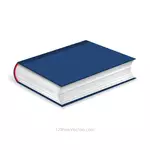 Libro con portada azul