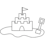 Vector image of castle